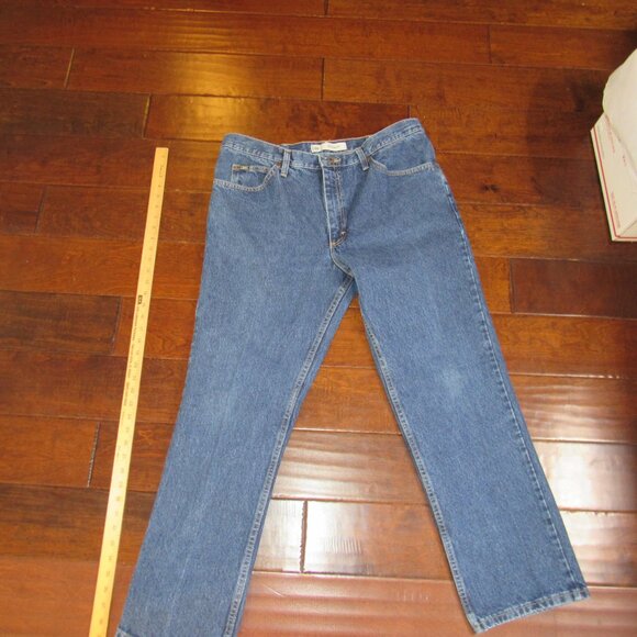 Lee Jeans Men Size 38 X 30 Blue Denim Regular Fit Medium Wash Western Normcore G - Picture 2 of 15
